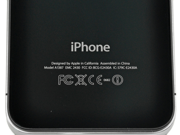iPhone modelnummer